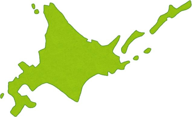 Illustration of Hokkaido Map